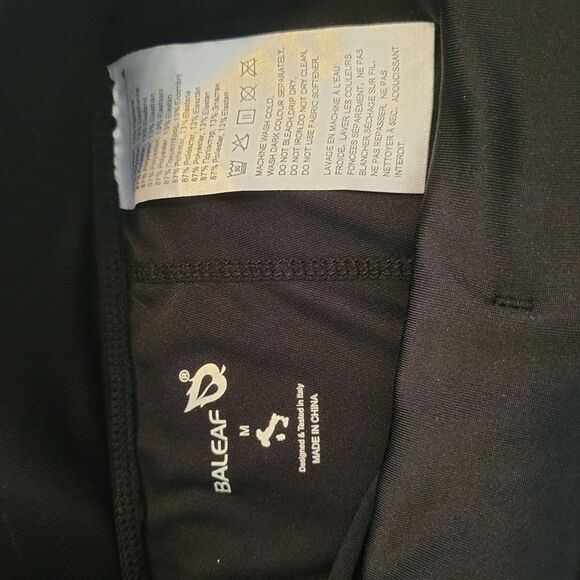 Baleaf Black Activewear Leggings - Picture 6 of 6